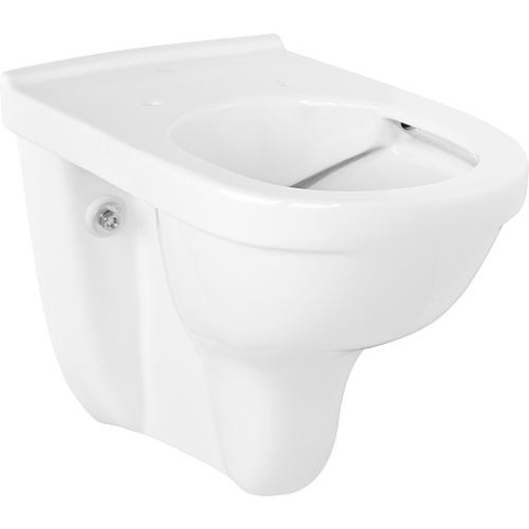 Villeroy & Boch WC wiszące V&B O.Novo Direct Flush, podwyższone, Vita, odpływ poziomy, 595x360 mm, biały, bez rantu 4695R001 NOWOŚĆ