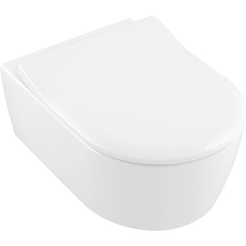 Villeroy & Boch Combi-Pack V&B Avento WC suspendu + Siège WC Slim- Seat Sofclose, blanc NOUVEAU