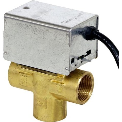 Resideo 3-way zone valve Honeywell V 4044 F 1000 B, DN20 (3/4"") IT, with limit switch, 230V V4044F1000/U NEW