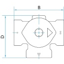 Vexve loading valve ALV, insert rotatable from outside, DN20 IT, 72°C NEW