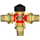 HEIMEIER valvola miscelatrice a tre vie IMI DN20(3/4"") kvs 3,5 tenuta piatta NUOVO