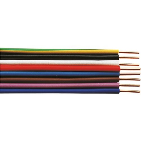 Insulated power cable H07V-U solid, 1 x 1.5 violet - roll á 100m 20001010 NEW