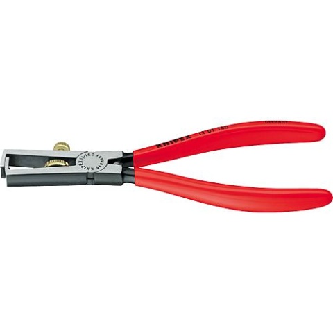 KNIPEX Abisolierzange poliert Kunststoff überzogen Länge 160mm 11 01 160 NEU