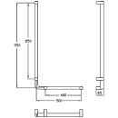 NORMBAU Folding seat series Cavere made of aluminium,...