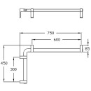 NORMBAU grab rail series Cavere made of aluminium,...