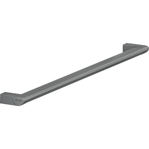 NORMBAU grab rail series Cavere made of aluminium, anthracite metallic 95, axle dimension 600mm, with fixing material 7453 060 95 NEW