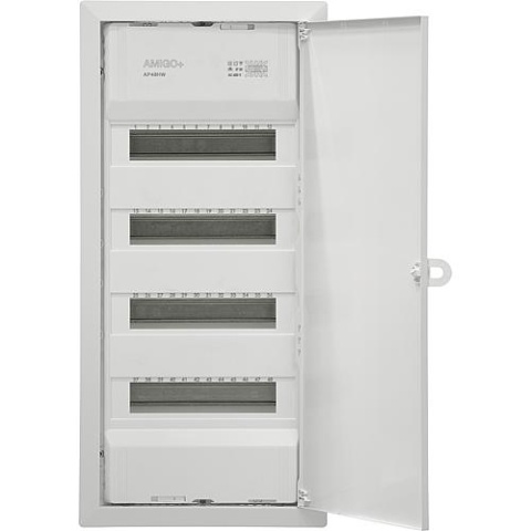 abn Petit tableau de distribution mur creux A48HW 4x12/14 TE, IP30 A48HW NOUVEAU