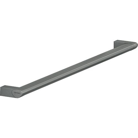 NORMBAU Main courante de douche série Cavere en alu, anthracite métallisé 95, droite, 450x750mm, fixation incluse 7484 046 95 NEUF