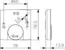 alre Raumtemperaturregler RTBSB-201.062 mit Lampe Schalter"EIN/AUS" MA300400 NEU