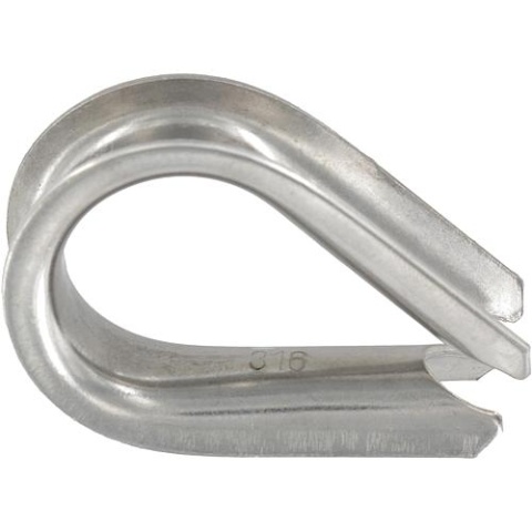 Ditali in acciaio inox A4 ø 16,0 mm, PU = 10 pezzi 9073416 NUOVO