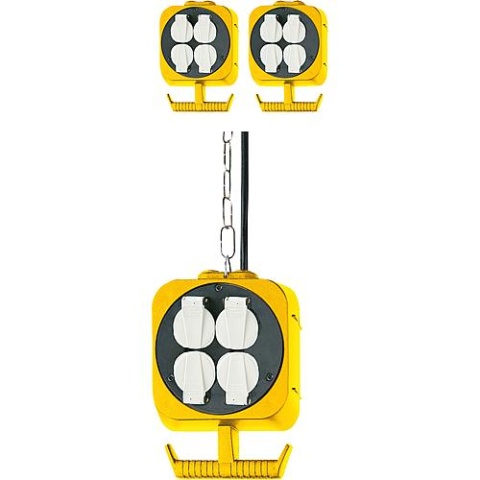 brennenstuhl energy block power distributor with 2x4 earthed sockets 5m cable H05 VV-F3 G1.5 1151760 NEW