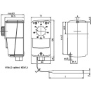 alre Thermostat à capillaire JET-1 JET-130XG Réglage extérieur 40...100°C JA042101 NOUVEAU