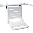 NORMBAU Hinged seat foldable Colour: White 19...