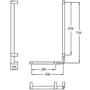 NORMBAU angle handle series Cavere made of aluminium,...