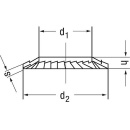 Schnorr borgringen D 13mm S-vorm zwart PU 500 4001796327780 NIEUW