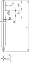 Profilo Pollmann 1500 mm con capocorda, 1 pezzo KE 15 OF...