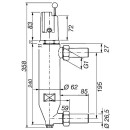 AFRISO Protezione contro la mancanza dacqua di tipo meccanico WMS-WP6 11/4"" con raccordo a saldare DN20 42300 NUOVO