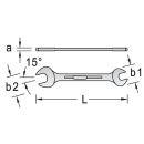 GEDORE double open-ended spanner SW 27 x 32 (G) 6068040 NEW