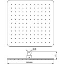 Ideal Standard Douche de tête Standard Idealrain Cube 200 x 200 mm métal chromé B0024AA NOUVEAU