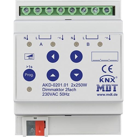 MDT Modulaire dimactor 4-voudig, 250W, 230V met actieve vermogensmeting NIEUW