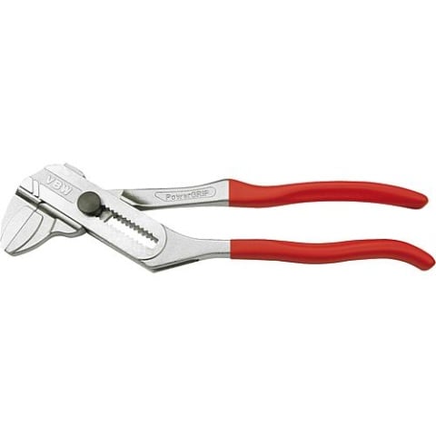 VBW pliers spanner ""PowerGRIP"" chrome-plated with red plastic cover length 250mm 180 310 NEW