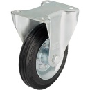 Blickle solid rubber fixed castor B-VE 160R Load capacity...