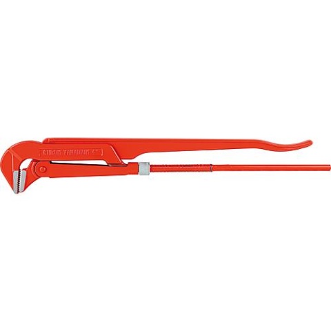 VBW Pipe wrench 90° 4 polished with reinforced sleeve 110 030 NEW