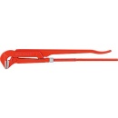 VBW Pipe wrench 90° 4 polished with reinforced sleeve...