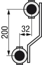 collettore per circuiti di riscaldamento Evenes tipo M6.7, DN25(1"") ottone, 7 circuiti di riscaldamento, con flussometro NUOVO