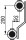 Heating circuit manifold Evenes type M6.12, DN25(1) brass, 12 heating circuits, with flow New