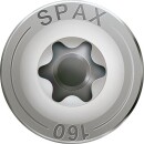 SPAX Vis à tête plate acier inoxydable A2...