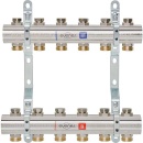 Heating circuit manifold Evenes type M4.4, DN25(1) brass,...