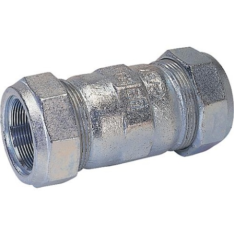 gebo malleable cast iron clamp connector (i/i) gas PN 4, water PN 16, type O 1"" (33.7) 01.150.02.03 NEW