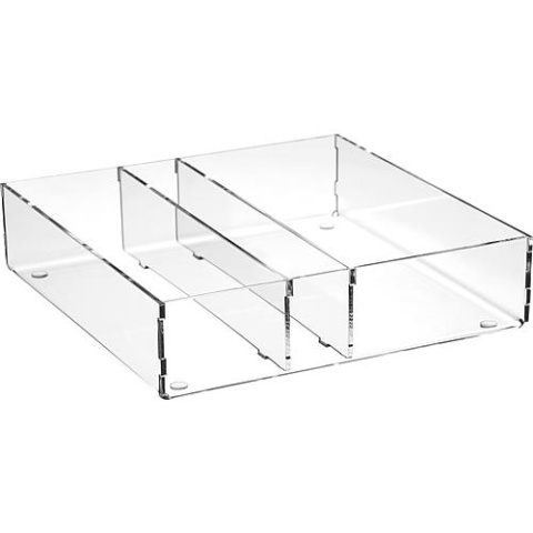 Plexiglass sorting box transparent 240x50x240 mm PD240/240/60P NEW