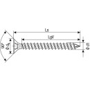 SPAX verzonken schroef roestvrij staal A4 volle draad T - STAR Plus ø 10,0 x 220 mm, PU 50 stuks 1208001002205 NIEUW