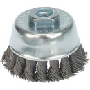 Lessmann plait cup brushes Ø 90 mm without support...