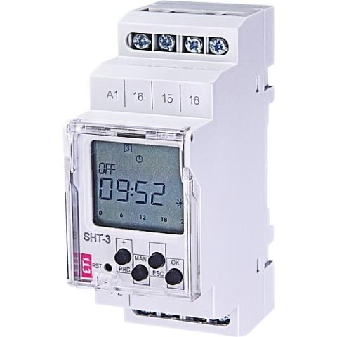 ETI Digital time switch 1ch 16A,1W, daily, weekly, monthly, yearly programme 2470055 NEW