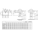 Ideal Standard Lavabo Standard Connect Cube A x A x P: 550x175x460 mm cerámica blanca E713901 NUEVO