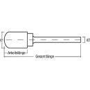 maykestag hardmetalen stiftfrees rond Ø 10.0 mm ENKEL 779306110100 NIEUW