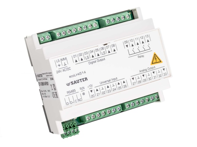 Sauter EcoLink 514 EY-EM514F001 Module pour profilé chapeau NOUVEAU