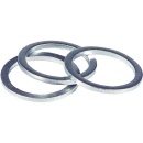 Aluminium - sealing rings inch 1/81,5 mm thick NEW