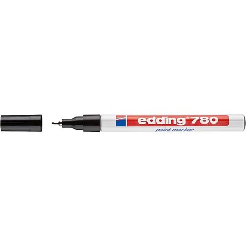 edding paint marker 780 black line width 0.8 mm plastic tip 4-780001 NEW