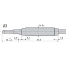 Sit thermocouple, 1500 mm head A3 (M8 x 1)/thread M 8...