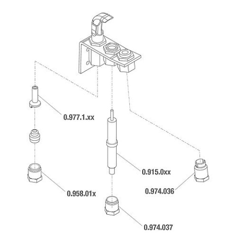 Sit nozzle Ø 0.21 mm for series 150/158 Ref. 0.977.046 NEW