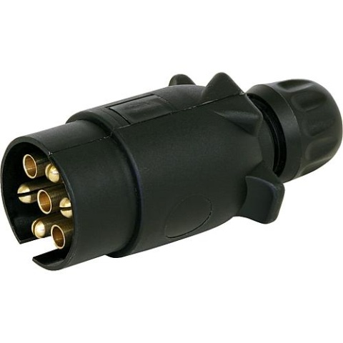 Trost Stecker 12 V / 7-polig Kunststoffgehäuse, ISO 1724 NEU