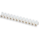 Tira terminal de la caja PVC 12 pcs. 4mm² 1 PU 10...