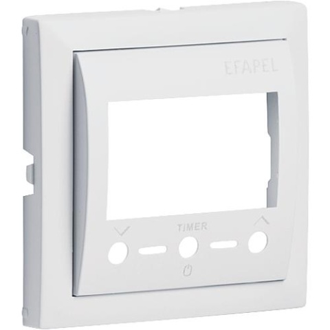 Efapel Plaque centrale Thermostat dambiance numérique, blanc polaire NOUVEAU