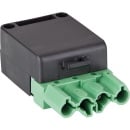 acoplamiento wieland 4 polos verde/negro, 250/400V, 16A...