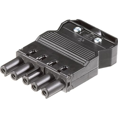 presa wieland GST18i5 a 5 poli, 250 V / 20 A con attacco a vite 92.953.4053.1 NUOVO