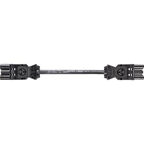 cable de conexión wieland. GST18i3 5,0m, negro, H05VV-F 3G1,5mm² 3 polos, enchufe - clavija 92.232.5000.1 NUEVO